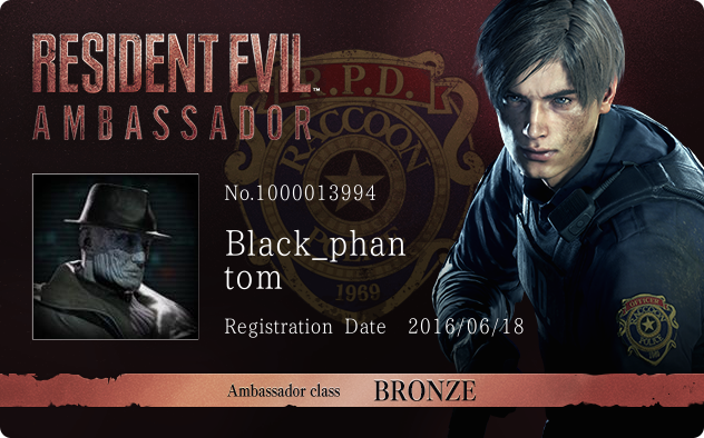 Black_phantom's Profile | Resident Evil Portal | CAPCOM