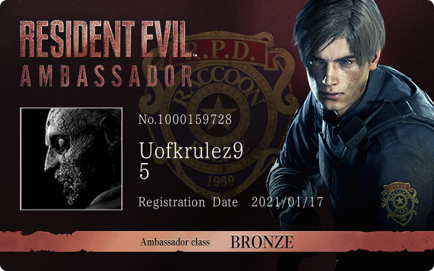Uofkrulez95's Profile | Resident Evil Portal | CAPCOM